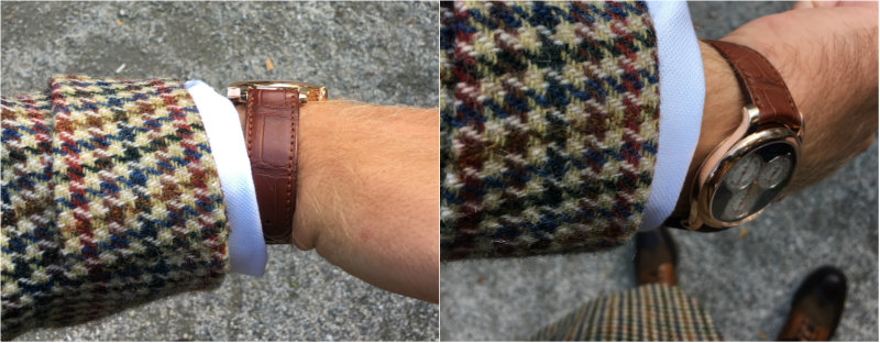 Wearing the centigraphe