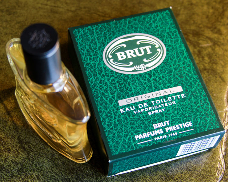 brut eau de toilette original bottle & packaging
