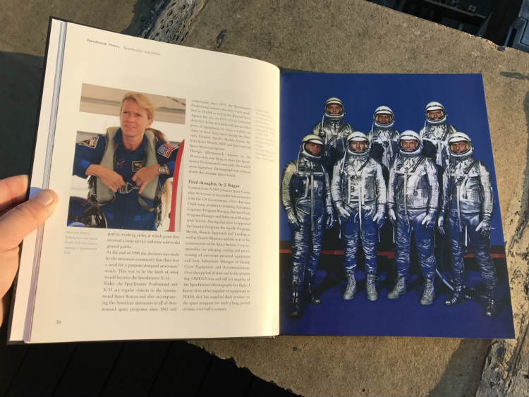 Astronauts wearing Omega Speedmasters