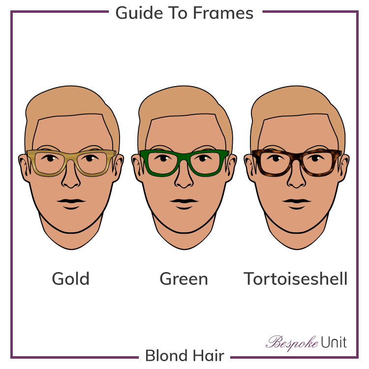 Blond Hair With Gold Green And Tortoiseshell Glasses