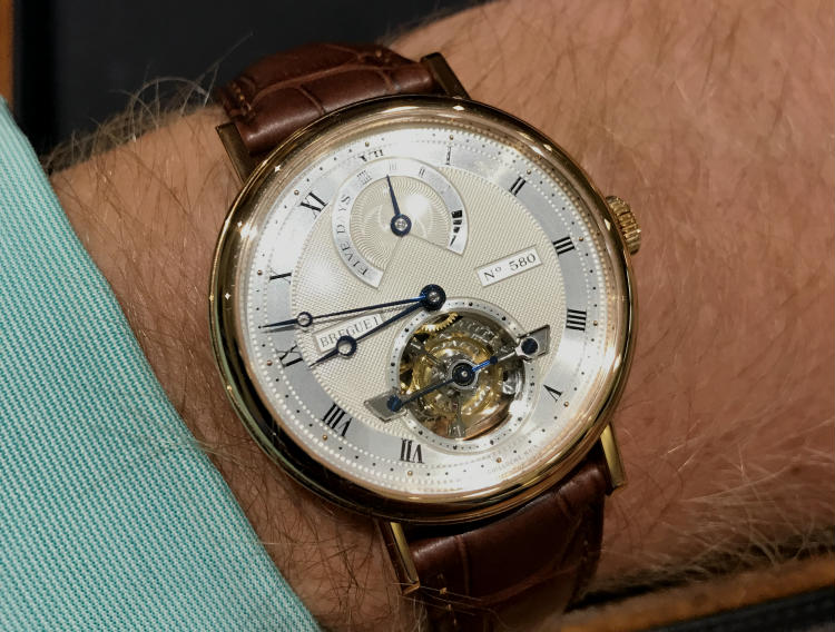 Breguet 5 Day Power Reserve Tourbillon Wristwatch