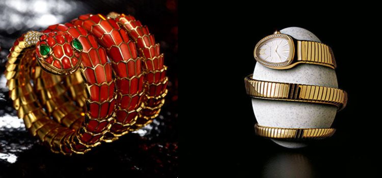 Bulgari Jeweled Coil Serpenti And Tubogas Serpenti