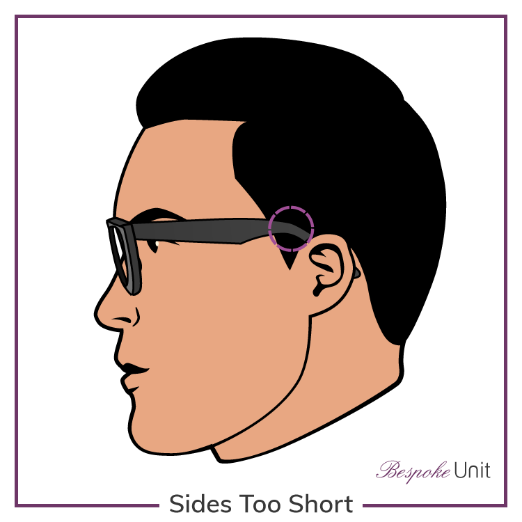 Glasses With Sides Too Short