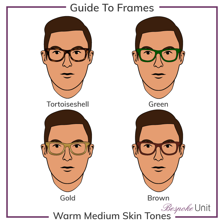 Medium Warm With Tortoiseshell Green Gold And Brown Frames