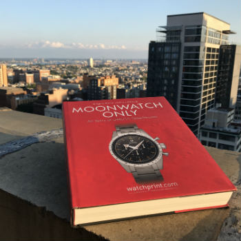 Omega Moonwatch Only Book Cover Red