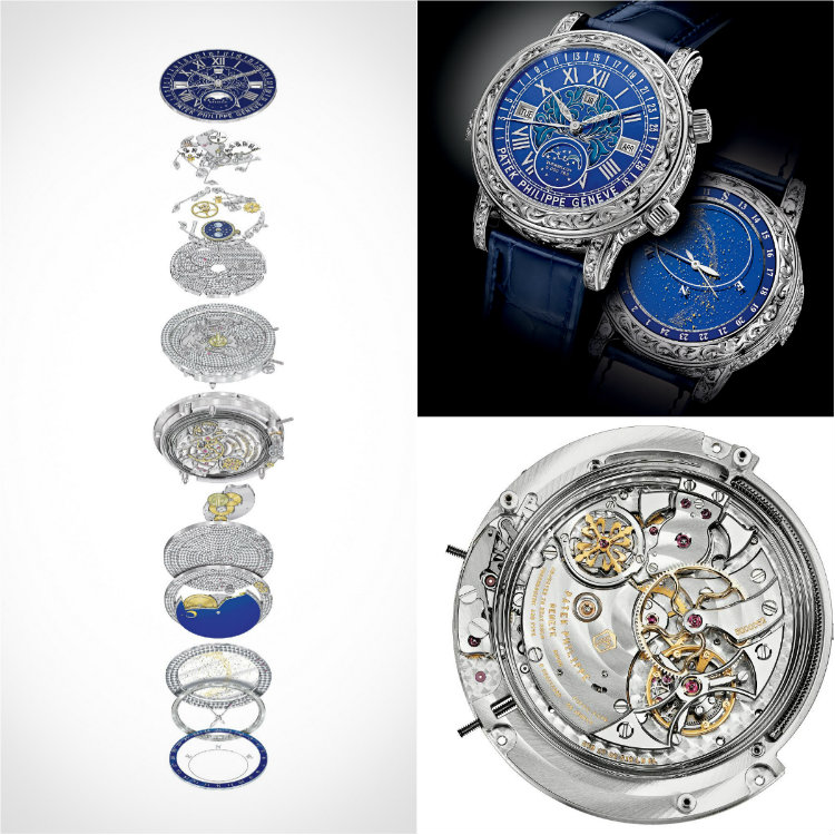 Complicated Patek Philippe Sky Moon Tourbillon