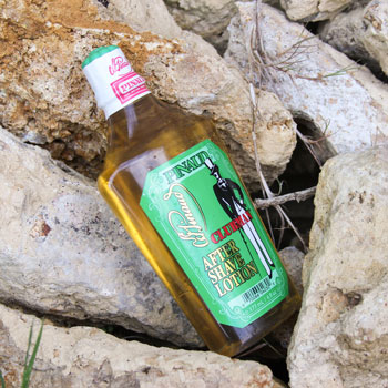 Pinaud Clubman After Shave Lotion Bottle In Rocks