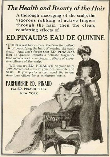 Pinaud Eau de Quinine Advertisement New York