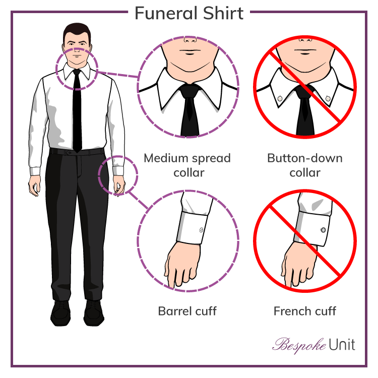 Shirt to wear to a funeral