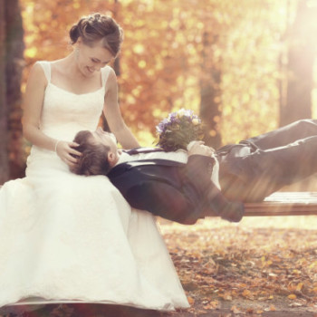 Wedding-Couple-In-Park