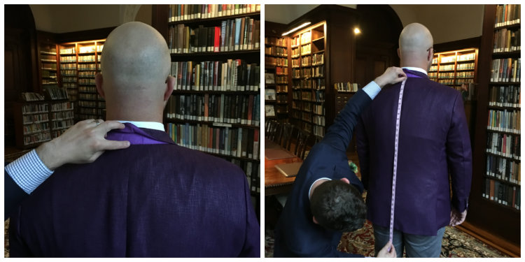 how to measure suit jacket length