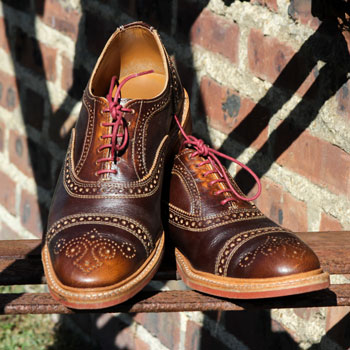 Allen Edmonds Strandmok Brogues On Fire Escape