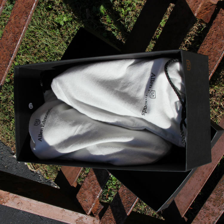 Allen edmonds flannel shoe bags