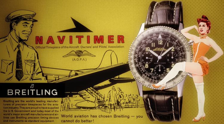 Breitling Navitimer Vintage Ad
