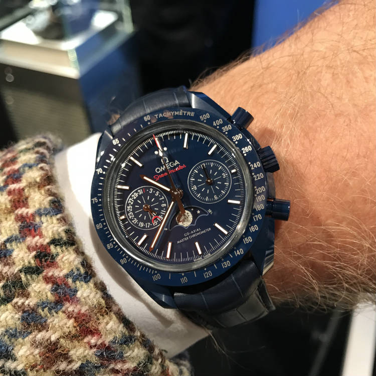 Ceramic Blue Omega Speedmaster