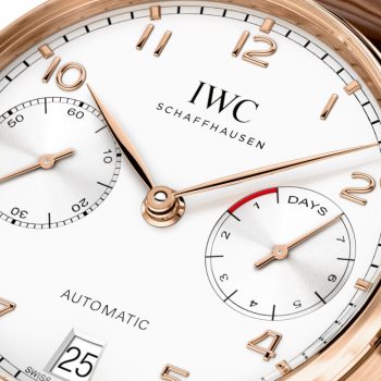 Detail Of IWC Portugieser Dial