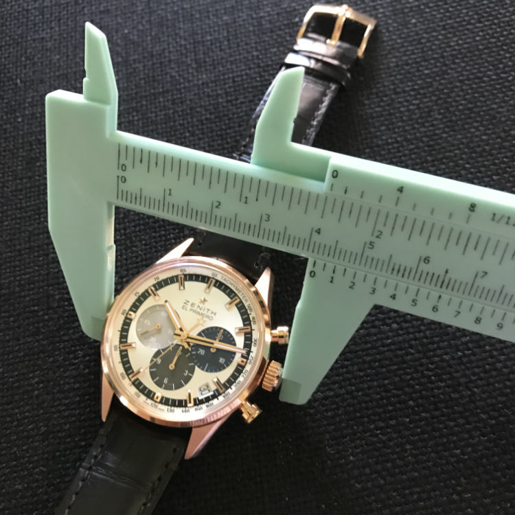 El Primero Case to Crown Size