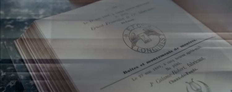 Ernest Francillon Registers Longines Logo