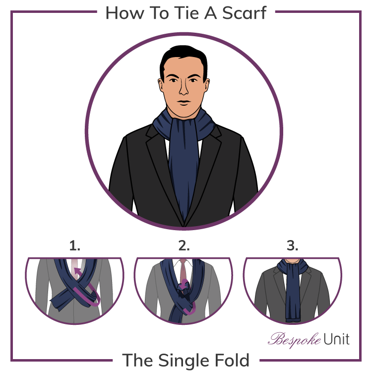 How To Tie A Single Fold Scarf
