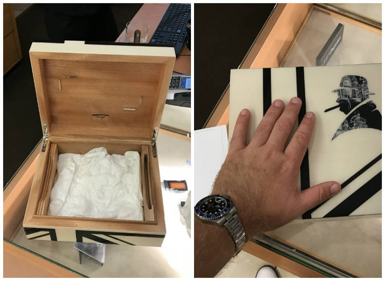 Inside of Davidoff The Late Hour Humidor