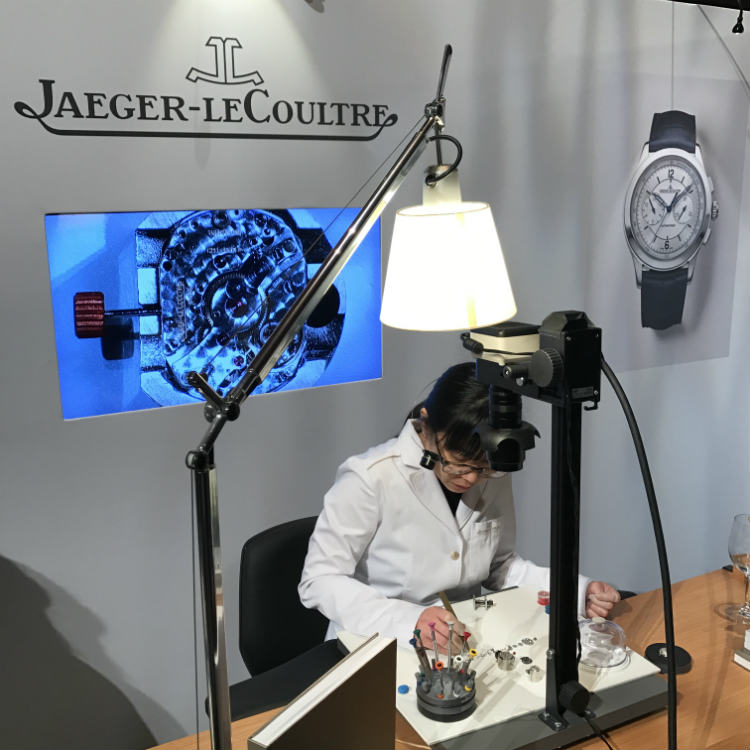 Jaeger Le Coultre Watchmaker at work