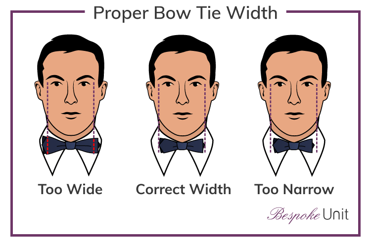 Proper bow tie fit