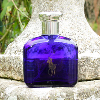 Ralph Lauren Polo Blue Bottle On Stone Wall