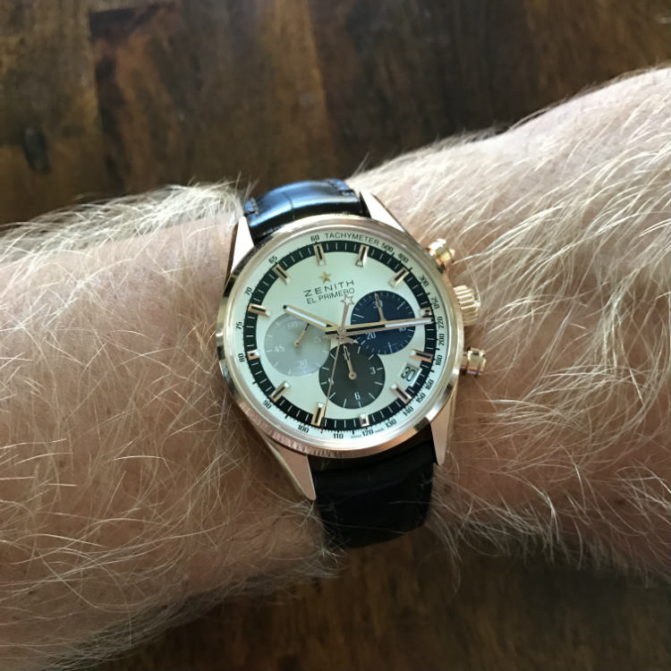 Size of El Primero On 8 inch Wrist