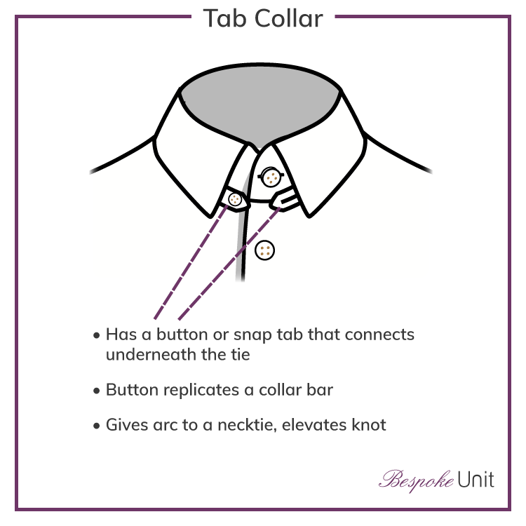 Tab-Collar mens shirt