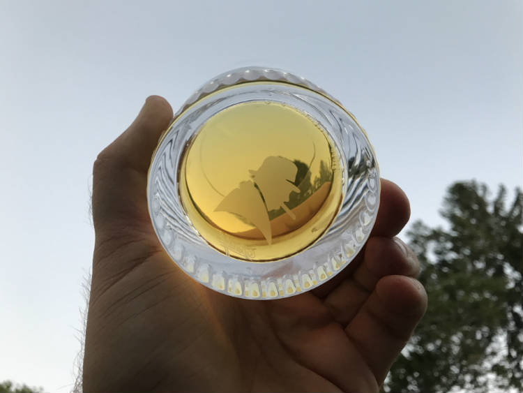 View of Bottom Of Davidoff Late hour Glass