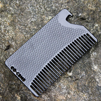 Wallet Sized Go Comb Beard Comb & Bottle Opener Wallet Sized Go Comb Beard Comb & Bottle Opener