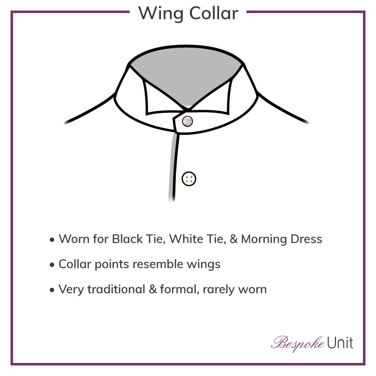 Wing-Collar shirt graphic