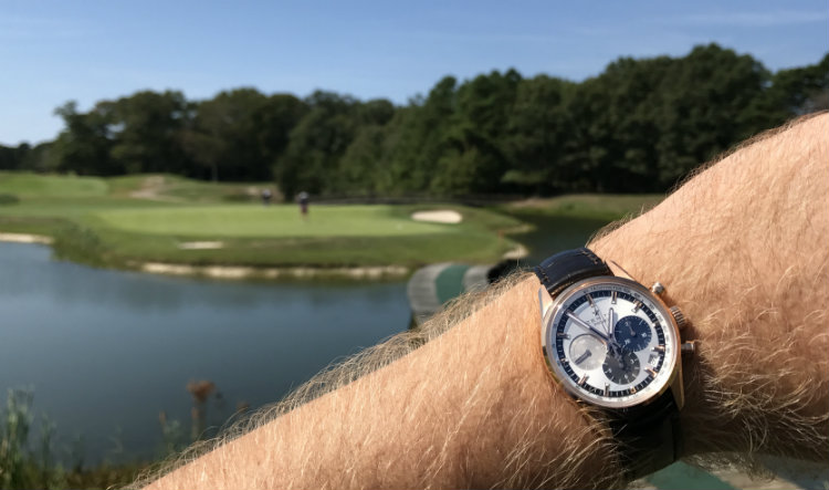Zenith Rose Gold El Primero On Golf Course
