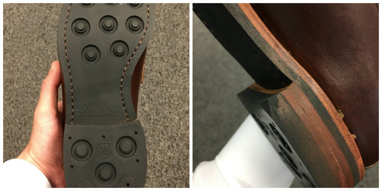 allen edmonds shoe details