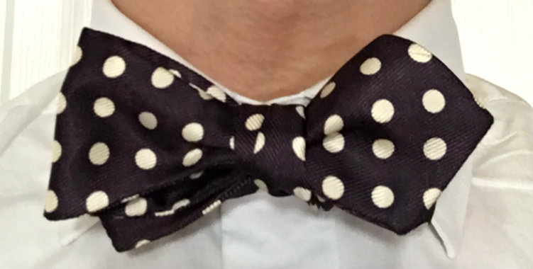 diamond tip bow tie