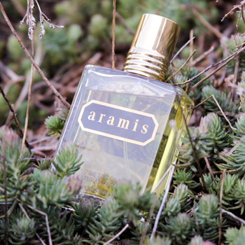 Aramis Bottle In Green Plants