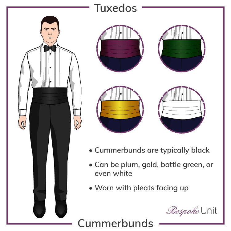 Different Color Cummerbunds