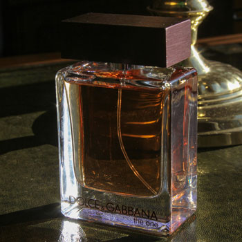 Dolce & Gabbana The One Bottle On Leather Desk