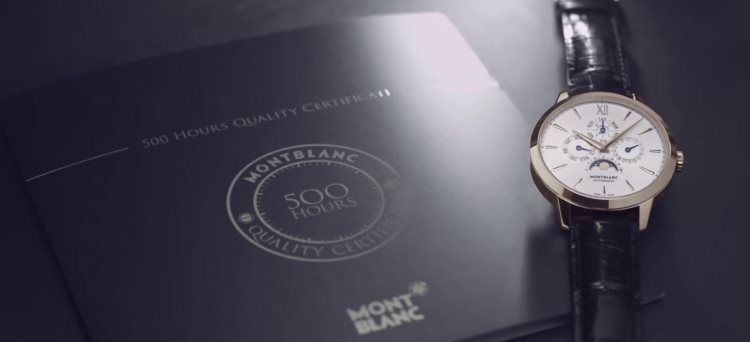 Montblanc 500 Hours Quality Certificate