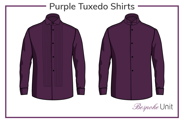 Purple-Tuxedo-Shirts