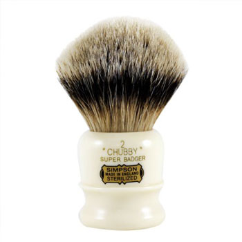 Simpson CH1 Chubby Super Badger Hair Shaving Brush Simpson CH1 Chubby Super Badger Hair Shaving Brush