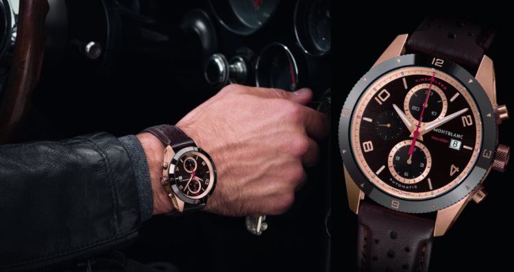 Timewalker 18K Red Gold Automatic Chronograph Watch