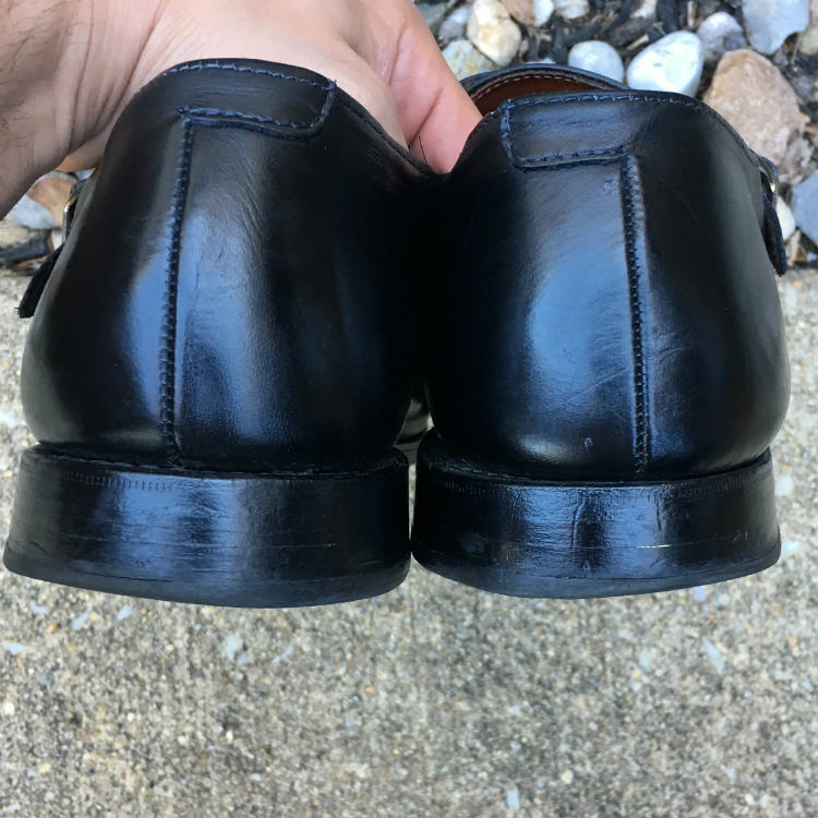back of allen edmonds heels