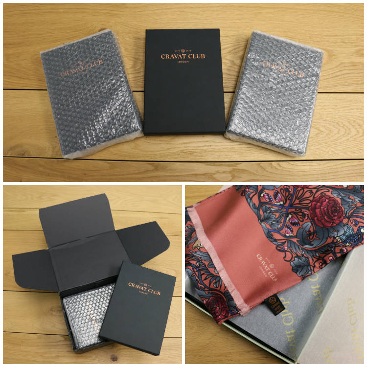 cravt club boxes and scarf