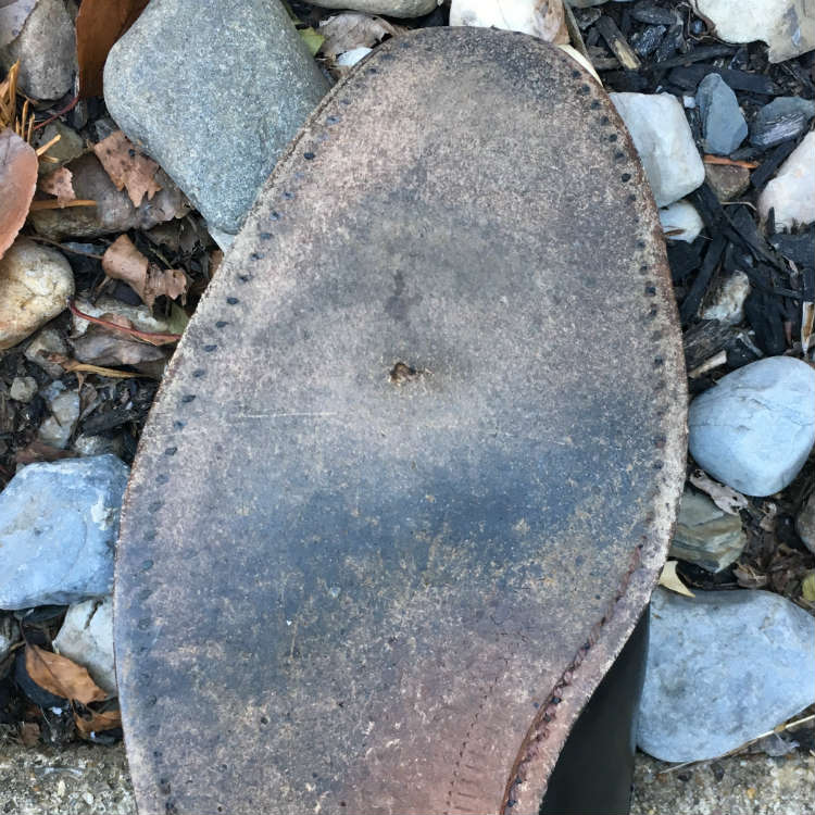 hole in sole of allen edmonds shoe