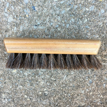 horsehair shoe brush
