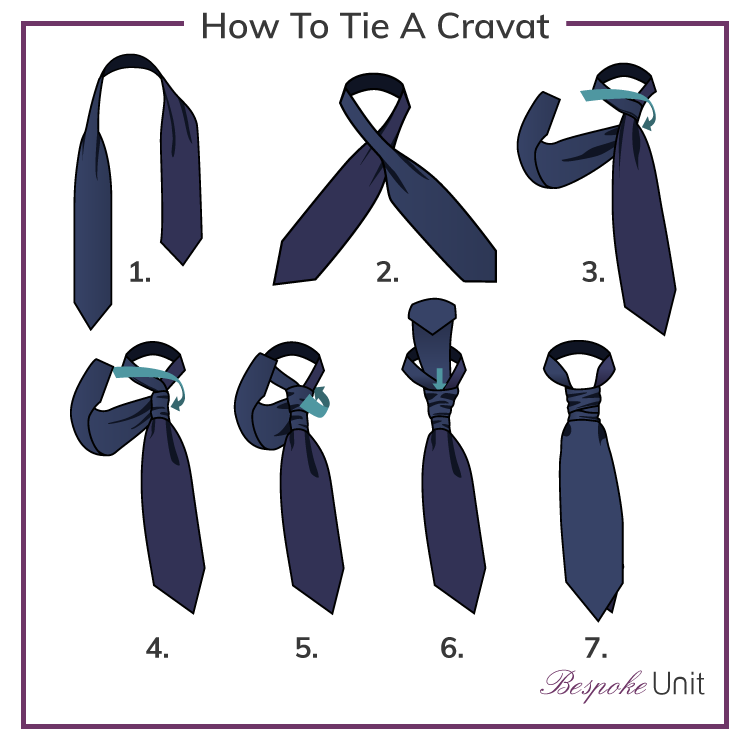 how to tie a cravat