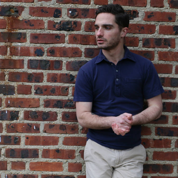 man in khakis and polo shirt