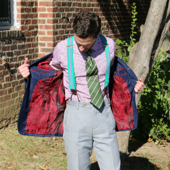 suspenders with belt loops