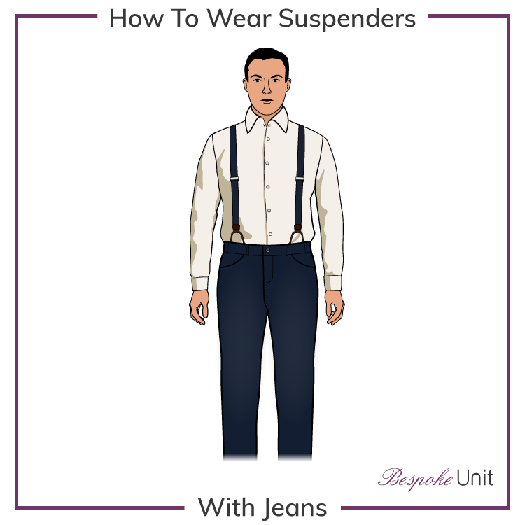 suspenders with jeans